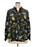 PREMISE 100% Polyester Floral Black 3/4 Sleeve Blouse Size 3X - photo 1