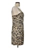 Forever 21 100% Polyester Animal Print Tan Cocktail Dress Size L - photo 4