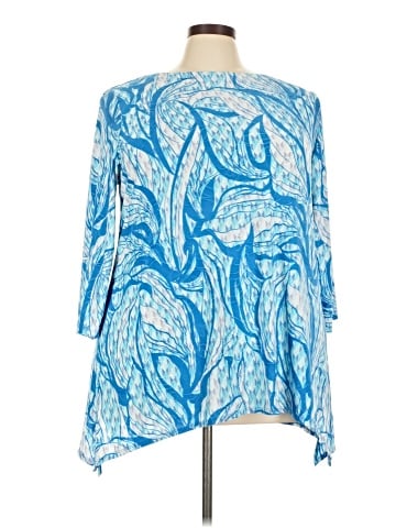 JM Collection 3/4 Sleeve Blouse (view 1)