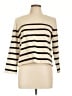 J.Crew 100% Cotton Stripes Ivory 3/4 Sleeve Top Size L - photo 1