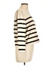 J.Crew 100% Cotton Stripes Ivory 3/4 Sleeve Top Size L - photo 4