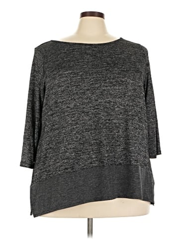 Lane Bryant 3/4 Sleeve T-Shirt (view 1)