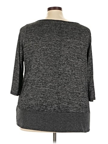 Lane Bryant 3/4 Sleeve T-Shirt (view 2)