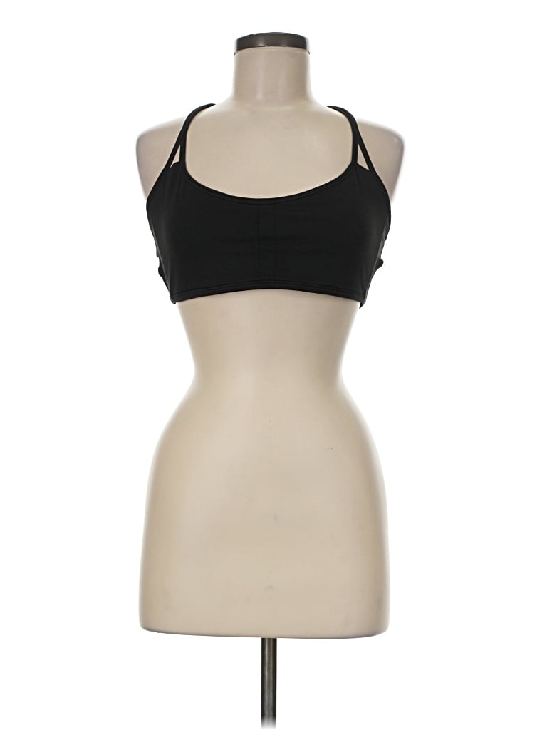 Pre-owned Lululemon Athletica Tank Top Black Halter Neckline Tops
