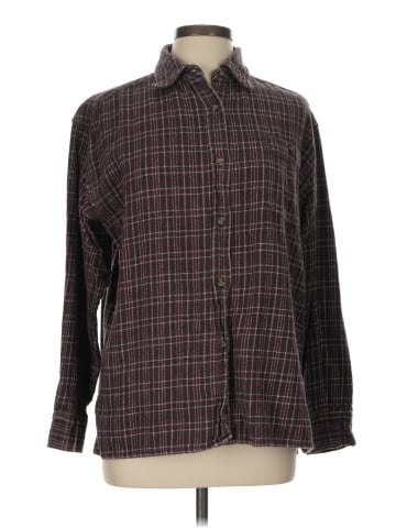 Rubbish Long Sleeve Button-Down Shirt (view 1)