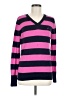 Nautica 100% Cotton Stripes Pink Pullover Sweater Size M - photo 1