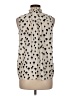 Maeve Hearts Ivory Sleeveless Blouse Size M - photo 2