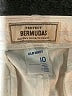 Old Navy Solid Ivory Khaki Shorts Size 10 - photo 3