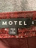 Motel Metallic Burgundy Casual Pants Size S - photo 7