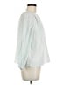 Levi's 100% Cotton Blue 3/4 Sleeve Blouse Size M - photo 4