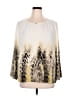 Chaus 100% Polyester Ivory 3/4 Sleeve Blouse Size XL - photo 1