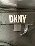 DKNY 100% Polyester Black Faux Leather Skirt Size 4 - photo 4