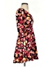 Forever 21 Floral Orange Cocktail Dress Size S - photo 4