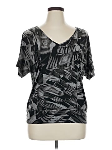 AB Studio Short Sleeve Blouse (view 1)