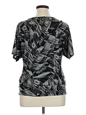 AB Studio Short Sleeve Blouse (view 2)