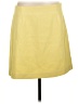 Ann Taylor LOFT Solid Yellow Casual Skirt Size 12 - photo 1