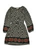 Soprano 100% Polyester Paisley Gray Dress Size 16 - photo 1
