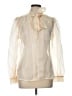 Lulus 100% Polyester Ivory Long Sleeve Blouse Size L - photo 1
