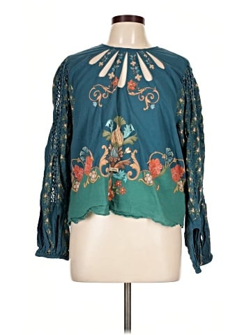 FARM Rio for Anthropologie Long Sleeve Blouse (view 1)