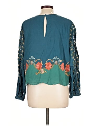 FARM Rio for Anthropologie Long Sleeve Blouse (view 2)