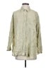 Cos 100% Silk Solid Green Long Sleeve Silk Top Size XS - photo 1