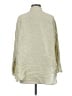 Cos 100% Silk Solid Green Long Sleeve Silk Top Size XS - photo 2