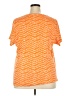 Falls Creek Chevron-herringbone Orange Short Sleeve Top Size 2X - photo 2