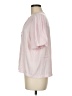 Rose + Olive 100% Polyester Pink Short Sleeve Blouse Size M - photo 5