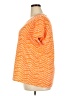 Falls Creek Chevron-herringbone Orange Short Sleeve Top Size 2X - photo 5