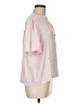 Rose + Olive 100% Polyester Pink Short Sleeve Blouse Size M - photo 4