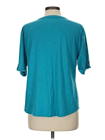 Croft & Barrow Short Sleeve Blouse (view 2)