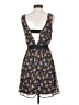 Xhilaration 100% Polyester Floral Blue Casual Dress Size S - photo 2