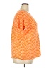 Falls Creek Chevron-herringbone Orange Short Sleeve Top Size 2X - photo 4