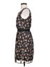 Xhilaration 100% Polyester Floral Blue Casual Dress Size S - photo 5