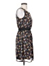 Xhilaration 100% Polyester Floral Blue Casual Dress Size S - photo 4