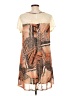 Perseption Concept Print Brown Casual Dress Size L - photo 2