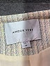 Amour Vert Tweed Ivory Wool Blazer Size M - photo 6