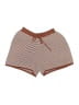 Assorted Brands 100% Polyester Stripes Brown Shorts Size L - photo 1