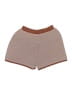 Assorted Brands 100% Polyester Stripes Brown Shorts Size L - photo 2