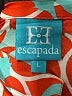 Escapada 100% Rayon Orange 3/4 Sleeve Blouse Size L - photo 7