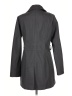 Sebby Collection 100% Polyester Gray Trenchcoat Size L - photo 2