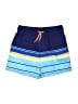Carter's 100% Polyester Stripes Blue Board Shorts Size 6 - photo 1