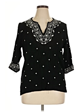 Cathy Daniels 3/4 Sleeve Blouse