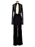 Easy Clothes Houndstooth Black Jumpsuit Size S - photo 2