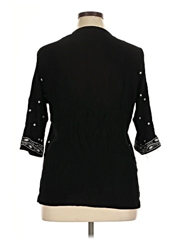 Cathy Daniels 3/4 Sleeve Blouse (view 2)