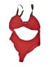Blue Life Tweed Red Swimsuit Top Size M - photo 1