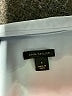 Ann Taylor 100% Polyester Blue Long Sleeve Polo Size S - photo 7
