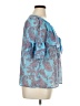 Unbranded Blue 3/4 Sleeve Blouse Size XL - photo 4