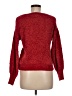 Pink Rose 100% Polyester Red Pullover Sweater Size M - photo 2