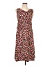 George Animal Print Brown Cocktail Dress Size 8 - 10 - photo 1